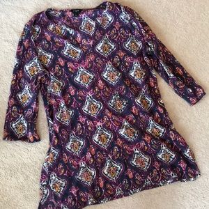 J Crew v neck tunic size L